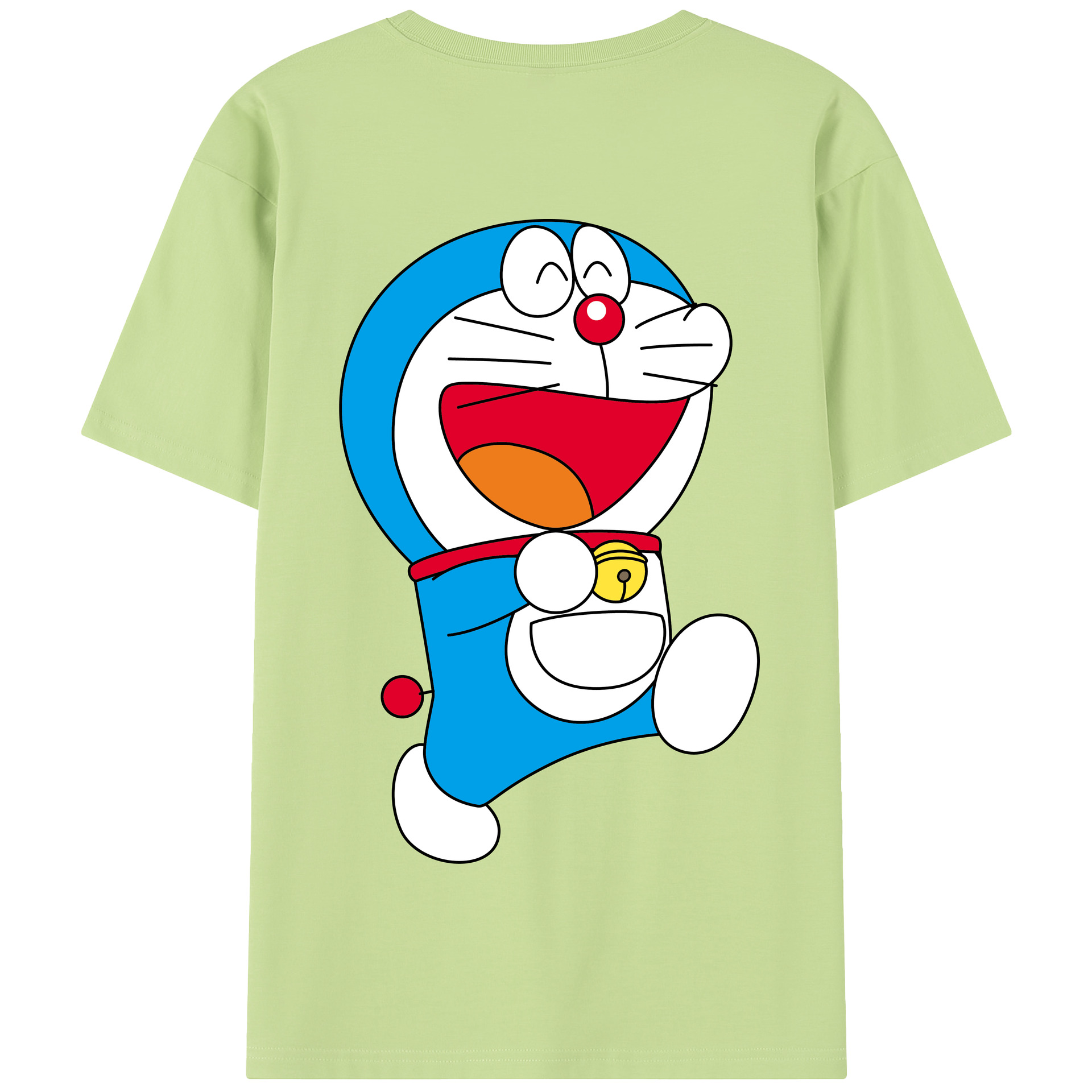 （画像用） ドラえもん Doraemon 綿100％半袖Tシャツ（背面プリント）